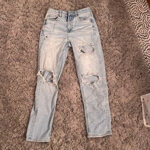 american eagle ripped jeans